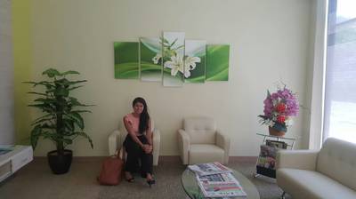 Affordable Custom Made 5 Panels Flower/Floral Oil Painting Made On Canvas In Malaysia Office/ Home @ ArtisanMalaysia.com